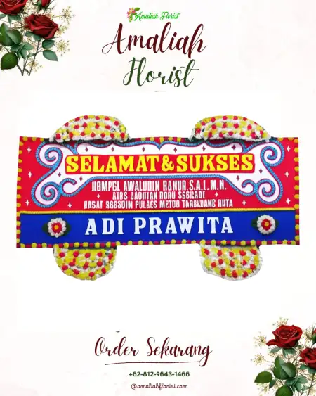 Papan Bunga Ucapan Selamat Gogagoman