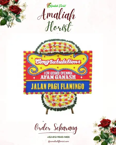 Sewa Papan Bunga Gogagoman